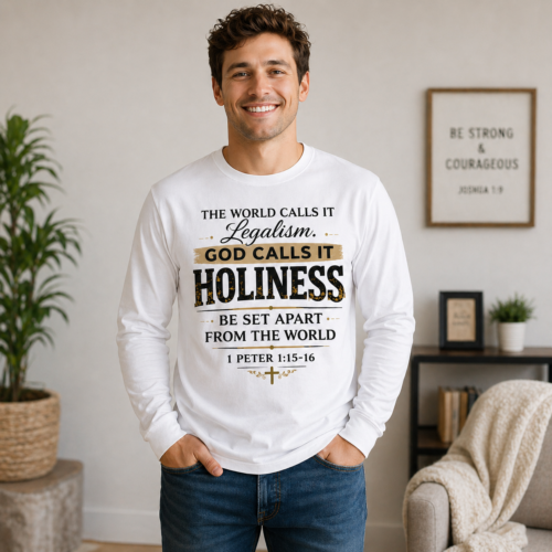 Legalism vs. Holiness Shirt WHT
