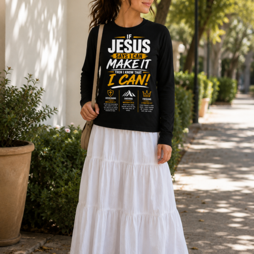 If Jesus says I can make it BLK