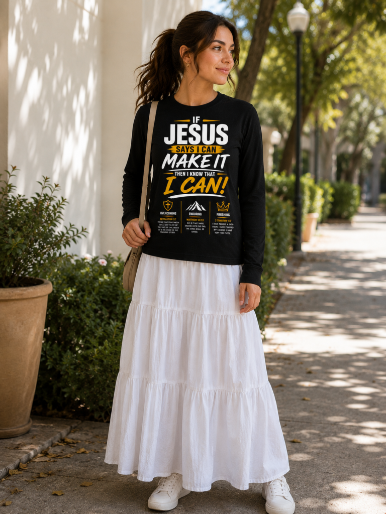 If Jesus says I can make it BLK